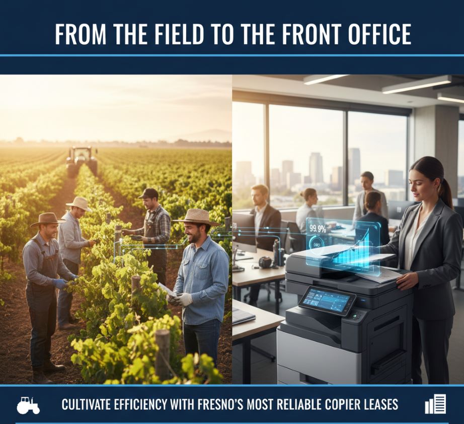 Read more about the article From the Field to the Front Office: Cultivate Efficiency with Fresno’s Most Reliable Copier Leases